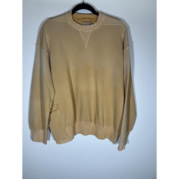 NEW Dr. Collectors Relax French terry sunfaded banana oversized sweatshirt M - Picture 1 of 10